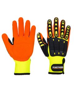 A721 Anti Impact Grip Handschoen Yellow/Orange M