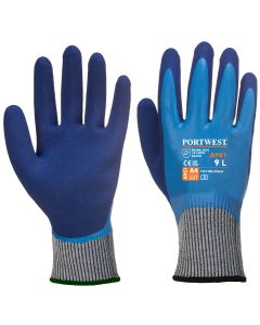 AP81 Vloeistofdichte High Risk Snijbestendige Handschoen Blue M