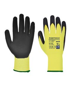 A625 Hi-Vis Snijbestendige Handschoen Yellow/Black L