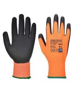 A625 Hi-Vis Snijbestendige Handschoen Orange/Black M