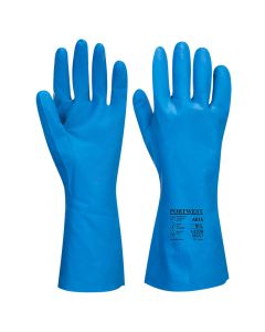 A814 Goedgekeurde nitrile handschoen Blue M